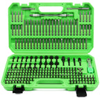SWANLAKE 232-Piece Ultimate Screwdriver Bit Set, Cr-V Impact Driver Bit Set, Includes Security Bits, Nut Driver, Ratchet Wrench and Bits Holder