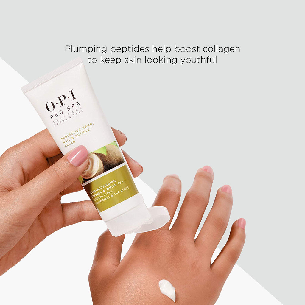 OPI ProSpa Protective Nail and Cuticle Protective Cream, Nail Treatment for Hands and Nails, Nourishing Hand Moisturiser, Nail Polish Prep, 50ml