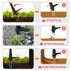 Weed Puller Tool, Fully Stand Up Weeding Tool With 3 Claws - Zero Bending and Back Saver, Effortless and Efficient Weed Remover, Durable and Lightweight Weeder, Ideal for Effortless Weed Removal