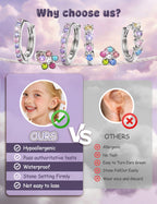 Hypoallergenic Earrings for Girls Women Kids Toddler Surgical Steel Earring