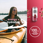Optimum Nutrition Amino Energy Sparkling Hydration Drink, Electrolytes, Caffeine, Amino Acids, BCAAs, Sugar Free, Juicy Cherry, 12 Fl Oz, 12 Pack (Packaging May Vary)