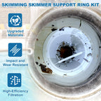 SPX1082CA Pool Skimmer Basket & SPX1082D Basket Support Ring Replacement for Hayward Swimming Pool Skimmer & Aladdin B-152 Skimmer SP1082 SP1083 SP1084 1085 1086 SP1075 1075T 1076 1077 Skimmers Basket