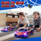 ZIROKAY Spider Remote Control Car with Multi-Color Flash Lights, Drift RC Cars, Spider Toys Gifts for 3 4 5 6 7 8 9 10 Year Old Boys Age 3-4 4-6 6-8 8-12 Christmas Birthday Gift, Toddler Kids Toy