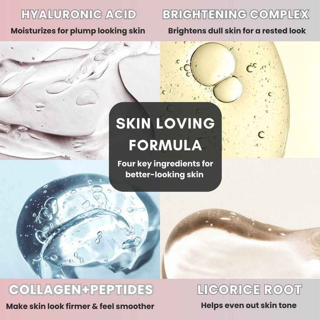 Glov Beauty Micro Infusion System for Face & Lips – 0.25mm 24k Gold Cosmetic Facial Stamp with Hyaluronic Acid, Collagen Peptides & Licorice Root Serum Ampoules (2x Infusion Application, 6x Serums)