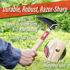 SUIZAN Nejiri Kama Weeding Sickle 13"- Japanese Hand Hoe Weed Puller Tool