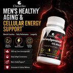 Clenoriko GG-Max Geranylgeraniol GG Supplement 300mg for Men, 120 Softgels