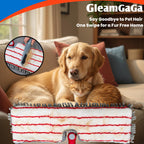 Microfiber Mops for Floor Cleaning, Flat Dust Mop with 4 Washable Pads, Dual-Sided Flip Mop for Wet & Dry Use, Extendable 62’’ Handle with Scraper, Floor Mops for Hardwood,Laminate,Vinyl,Kitchen,Tile
