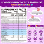 NATISLAND para Cleanse for Humans & Kids, Herbal Gut Health Gummies with Wormwood Black Walnut Clove, Pumpkin Seed & Papaya Seed, Sugar Free, Vegan, Grape Flavor, 60 Gummies