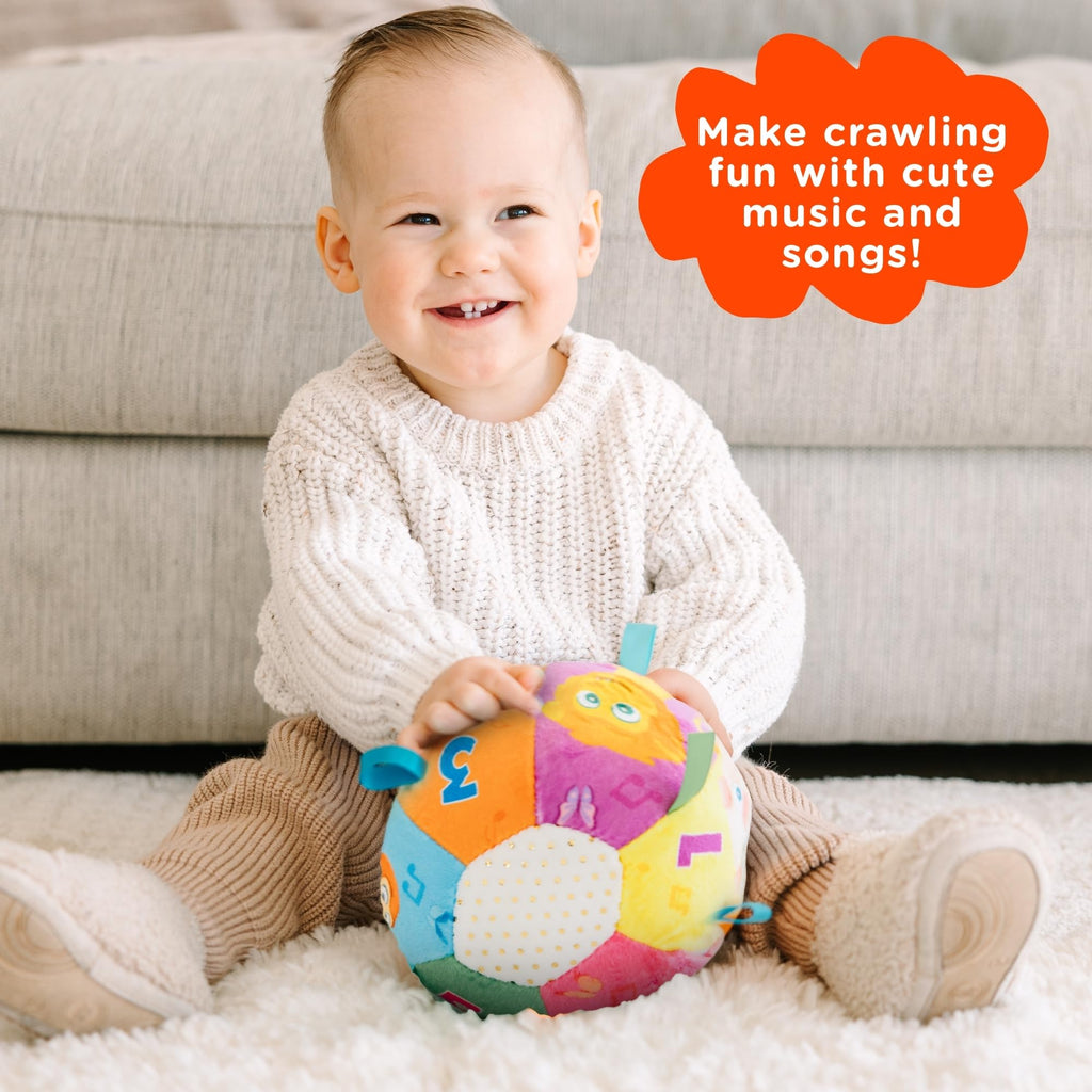 Move2Play, Hilariously Interactive Baby Ball with Music & Sound Effects | 1st Birthday Gift | Toddler Toy for Boys & Girls | Indoor/Outdoor | Age 6, 9, 12+ month | 1, 2, Year's Old