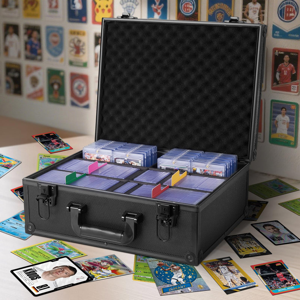 Trading Card Storage Box for 3" x 4" Top Loaders 610+, Sports Cards Case
