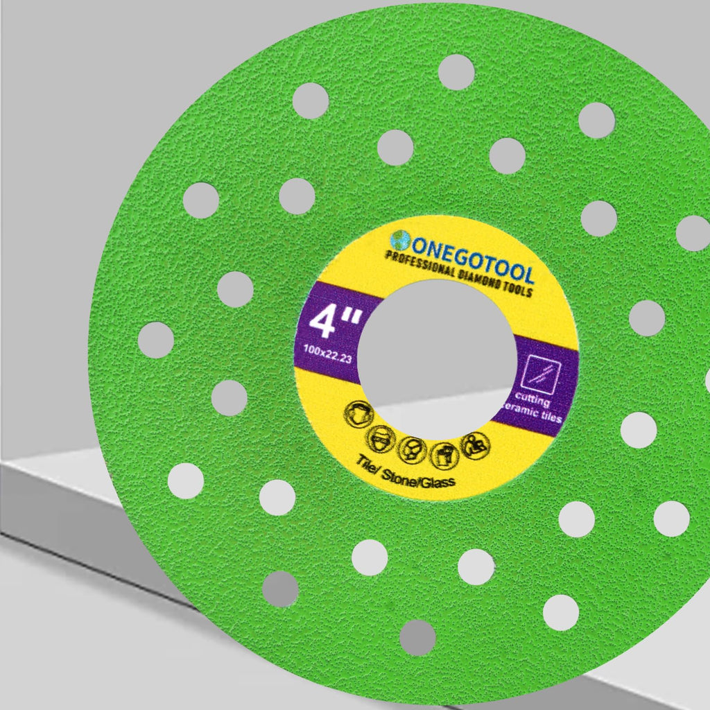 ONEGOTOOL 4 inch Tile Cutter Diamond Saw Blade for Angle Grinder Porcelain Ceramic Glass Marble Cutting Tools Grinding disc (3pcs)
