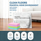 200 Pcs Multiple Effect The Floor Clean, Floor Cleaning Tablets, Multi Effect Floor Cleaner, Concentrated Cleaner for Hardwood, Tile, Laminate & More (Blue, 200 Pcs)