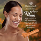 Kuumba Made Egyptian Musk Fragrance Oil, Long-Lasting Small-Batch Perfume Roller, Vegan, Alcohol-Free, 0.5 Fl Oz