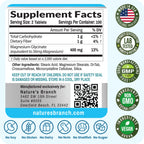 Magnesium Glycinate 400mg | 200 Tablets | High Absorption Mag Supplements for Sleep, Leg Cramps, Heart, Muscle, Calm | Non Buffered Bisglycinate, Extra Strength for Women and Men, Tablets Not Capsules