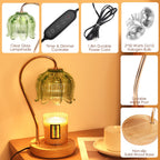 Merrtody Flower Candle Warmer Lamp with Timer & Dimmer