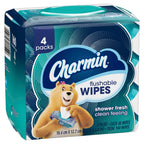 Charmin Flushable Wipes, 160 Total Wipes 40 Count (Pack of 24)