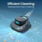 AIPER Scuba SE Cordless Pool Cleaner with 90-Min Runtime, Smart Self-Parking, Lightweight, Pool Vacuum for Above Ground Flat Pools up to 860 Sq.ft