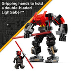 LEGO Star Wars Darth Maul Mech Kids Toy - Building Toy with Pretend Play Lightsaber - Birthday Gift Idea for Boys and Girls, Ages 6+ - Collectible Decor for Fans of The Clone Wars - 75411