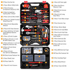 KingTool 325 Piece Home Repair Tool Kit, General Home/Auto Repair Tool Set, Toolbox Storage Case with Drawer, General Household Tool Kit - Perfect for Homeowner, Diyer, Handyman