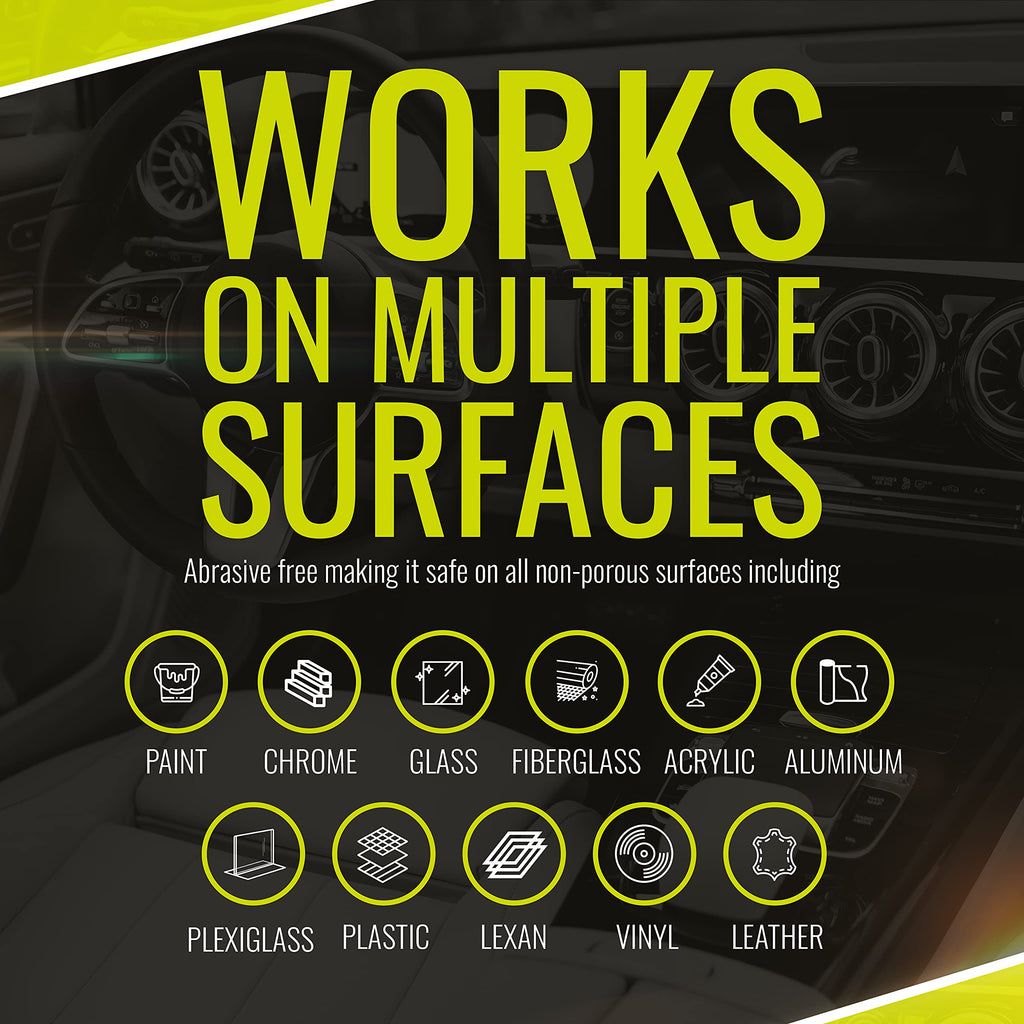 BugSlide 1 Gallon Cleaner Refill for Spray Bottles & Travel Kits - All Surfaces Cleaning and Detailing Solution for Vehicle Interior and Exterior Use - Shines, Degreases, Polishes