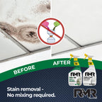RMR Mold Stain Eraser Max Pack – No-Scrub Tub & Tile Cleaner + Instant Mold & Mildew Stain Remover Spray, Indoor/Outdoor Bathroom, Shower, Siding, & Deck Cleaning Kit, 2–32 Oz Bottles