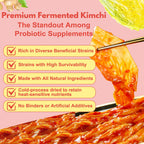 Kimchi Supplement, Kimchi Capsules Alternative (Powder Form), Probiotics & Enzymes Supports Gut & Digestive, Taste Well, One Fermented Superfood for Antioxidant Support, 170g