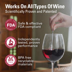 PureWine The Wand Wine Purifier, Removes Histamines & Sulfites - 8 Wands