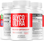 Glyco Ultra - Glyco Ultra Optimizer Capsules, GlycoUltra Support Advanced Formula Premium Pills Maximum Strength All Natural Vitamins for Overall Health & Wellness, 60 Capsules for 1 Month