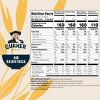 Quaker Instant Oatmeal, 4 Flavor Variety Pack, Individual Packets, 48 Count
