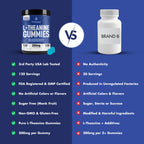 FloHydro L-Theanine Gummies | 200mg L Theanine per Serving | 120 Servings | Zero Sugar | 3rd-Party Lab Tested