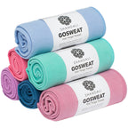 Hot Yoga Towel - SUEDE - 100% Microfiber, Super Absorbent, Bikram Yoga Towel - Exercise, Fitness, Pilates, and Yoga Gear. Teal 26.5" x 72"