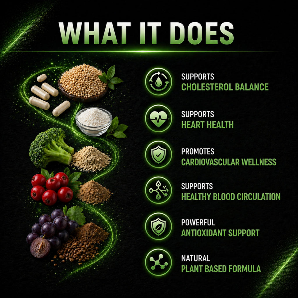 PURETREX Plant Sterols Complex with Beta-Sitosterol, CoQ10, Hawthorn Berry & Grape Seed Extract, 120 Vegan Capsules, Cardiovascular Wellness & Cholesterol Balance Daily Support, Non-GMO, UK Made