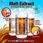 Germa Malt Extract (Extracto de Malta) – Liquid Dietary Supplement for Energy & Vitality – Rich in B-Vitamins & Essential Minerals – Traditional Nutritional Support – 16 fl oz