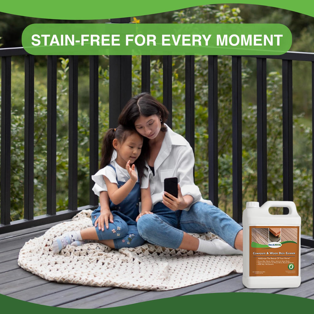 DeckMAX Concentrated Composite & Wood Deck Cleaner - Nation’s Leading Wood & Composite Deck Cleaner Recommended by Manufacturers, Distributors & Contractors