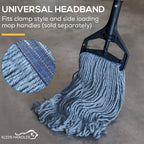 KLEEN HANDLER Heavy Duty Commercial Loop End Mop Head Replacement 6 Pack