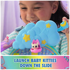 Gabby's Dollhouse Kitty Care Ear Purrfect Playroom – 17-Piece Playset with 4 Toy Figures, Dollhouse Furniture, Doll Accessories & Baby Doll Stuff for Kids Ages 3+