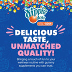 Dippin Dots - Melatonin Gummies for Kids & Adults (30 Day Supply) Strawberry Sunset Creme Flavor | 2.5mg Per Kids Melatonin Gummy | Supplement for Faster & Longer Sleep | Gummies for Children (120 Ct)