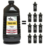 TIKI Citronella Torch Fuel - 1 Gallon (128 oz.), Easy Pour, Long-Lasting for Outdoor Torches & Table Torches, with Citronella & Lemongrass Oil, for Patio, Garden & Backyard Use