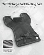 RENPHO Mothers Day Gifts, Electric Heating Pad - 6 Heat Levels for Neck, Shoulder, and Back, Weighted Pad for Snug Fit - Machine Washable, ETL Safety Certified for Cold Nights and Winter, FSA Eligible