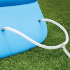 Intex Easy Set 15 ft x 42in Above Ground Pool Set, Round Inflatable Swimming Pool with 1000 GPH Cartridge Filter Pump, Ladder, Cover, & Ground Cloth