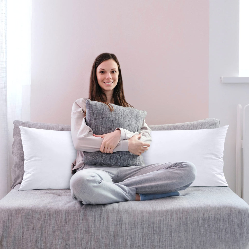 Utopia Bedding Full Body Pillow for Side Sleeper, White Long Pillow for Bed