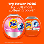 Tide PODS Laundry Detergent Soap with Downy 4-in-1 Stain Remover Freshness Softness Detergent pacs, April Fresh Scent, 85 Count