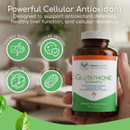 Return Healthy Glutathione Symmetry | S-Acetyl Glutathione Supplement | Antioxidants & Detoxification Supplement | Natural Cellular Support | All-Natural, Vegan, Non-GMO, 120 caps