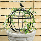 aboxoo Sturdy Metal Garden Obelisk Trellis, 11.5"x11.5"x18" Plant Support
