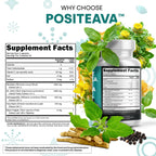 Clean Nutraceuticals St Johns Wort Rhodiola Rosea Holy Basil Ashwagandha - Mood Support for Women and Men with Vitamin C & Black Pepper Extract - 90 Caps