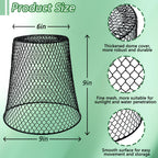 Dizvilz 12Pcs Chicken Wire Cloche Plant Covers,Durable Garden Cloches for Plants,Metal Netting Plant Protectors from Animals for Keeping Bunnies Chicken Squirrels Birds Other Out