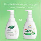 Dove Advanced Care Foaming Hand Soap, Aloe & Eucalyptus, 4 Count, 10.1 oz