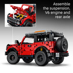LEGO Technic Ford Bronco Kids Toy Car - Building Toy for Boys and Girls, Ages 10+ - Car Toy and Model Kit - Makes a Cool Birthday Gift for Kids - Authentic Ford Bronco Trim & Details - 42213