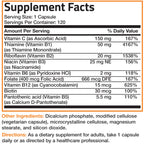 Bronson Vitamin B Complex with Vitamin C - Immune Health, Energy Support & Nervous System Support - Non-GMO, 360 Vegetarian Capsules