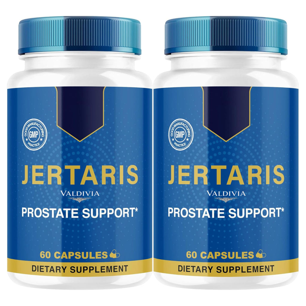 (2 Pack) Jertaris Capsules - Official Jertatis Prostate Health Supplement Support Natural Ingredients - Maximum Strength, Premium Advanced Formula Health & Wellness, 120 Capsules for 2 Months
